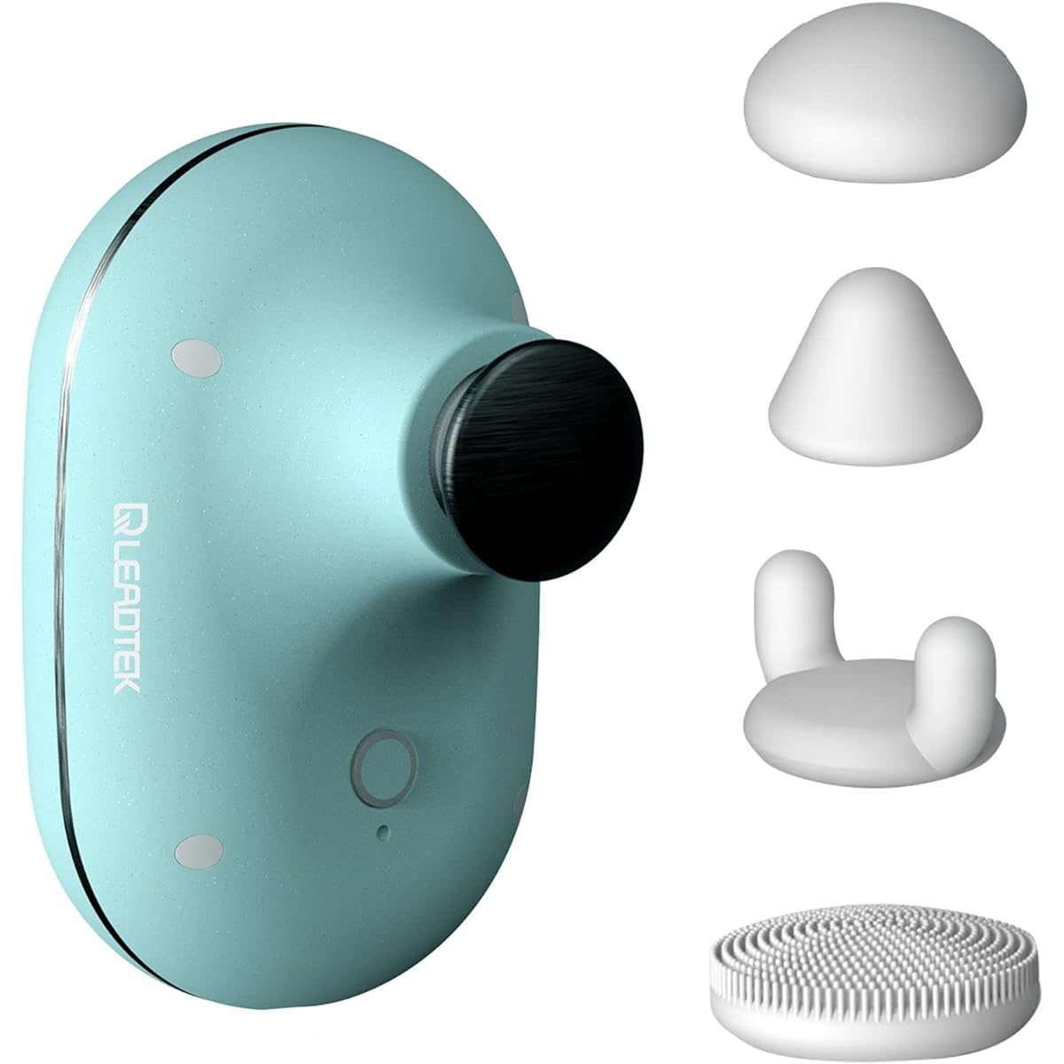 LEADTEK Made in Japan Warmer Refresh Gun Compact Powerful Warmer Function Compatible with Face Fascia Release Muscle Relaxation Only 275g Ultra Light 5 Vibration Levels Quiet Design Safe Design Easy Operation with One Button Timer Function 4 Dedicated At