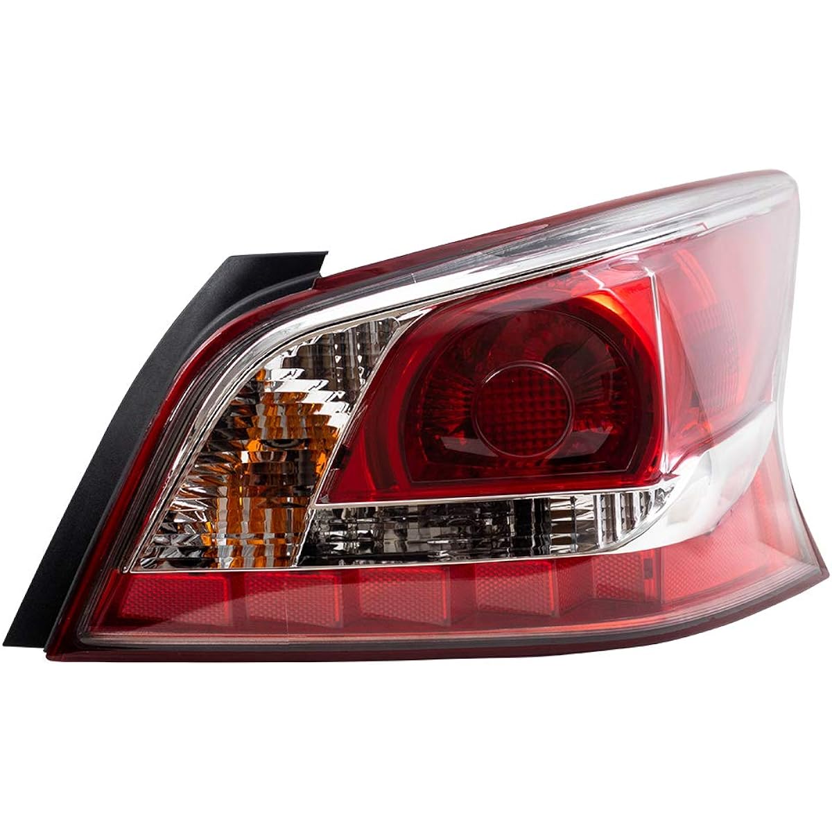 BROCK replacement Passenger Tail Light Tail Lens Lens Red Edge Trim with 2013-2015 Ultimate Massedan 26550-3TA0B