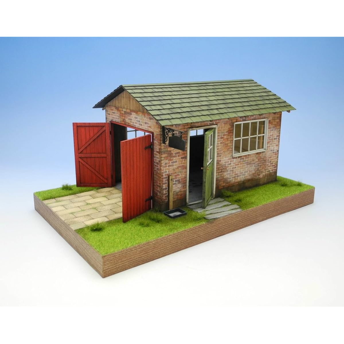 Cobaanii mokei Kobo Kobaani Model Workshop 1/24 Sweet Style Series Country Garage Assembly Kit SS-026