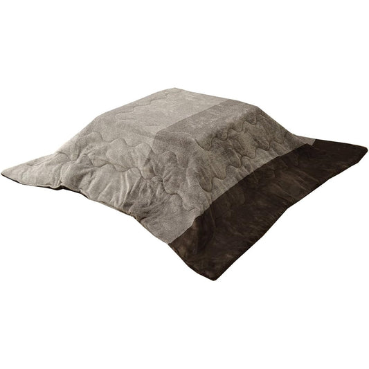 Ikehiko Corporation Kotatsu Futon Square Single Piece Washable "Gradation" Brown Approx. 190 x 190 cm ♯6811109