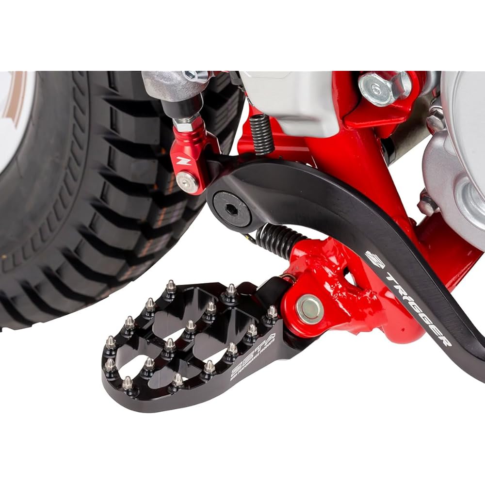 ZETA Aluminum Footpeg Black SEROW250, TRICKER, WR155R, XT250 ZE93-1670