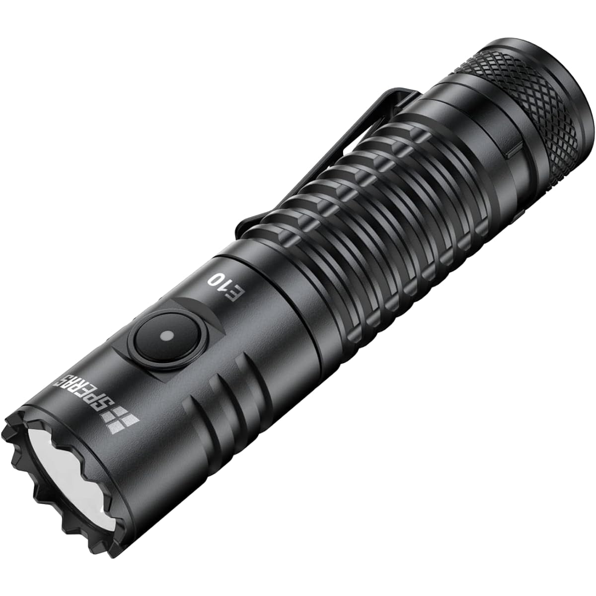 SPERAS [E10] LED Rechargeable Flashlight Flashlight Handy Light Waterproof Climbing Brightness Up to 1300 Lumens Outdoor Camping Disaster Prevention Completely Waterproof