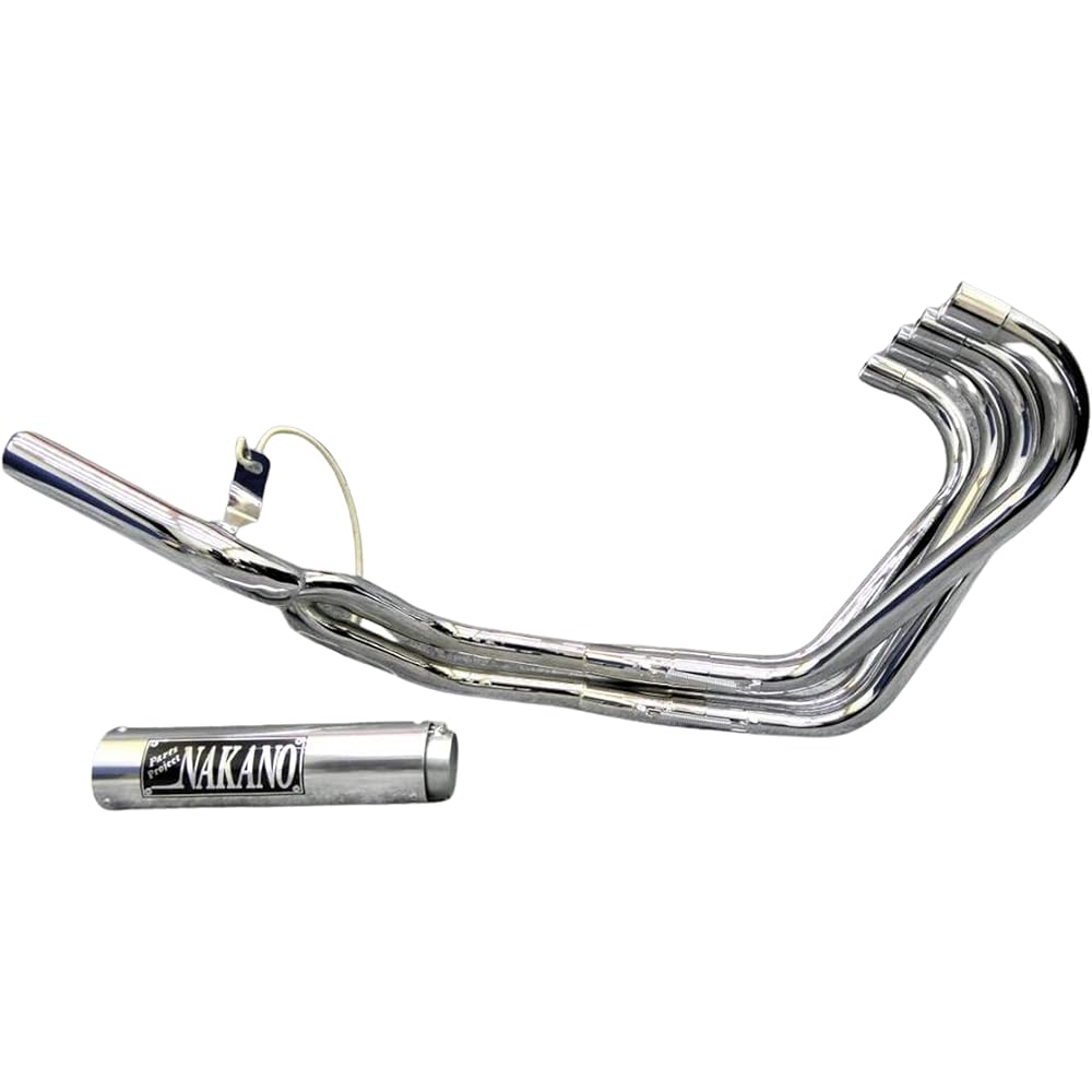 Zephyr 400 Nakano Eless 50.8π Plating/Zephyrχ Muffler Z400FX Z400GP ZR400C ZR400G Ganimata 4-2-1 NAKANO Heppoko President Kawasaki Kawasaki