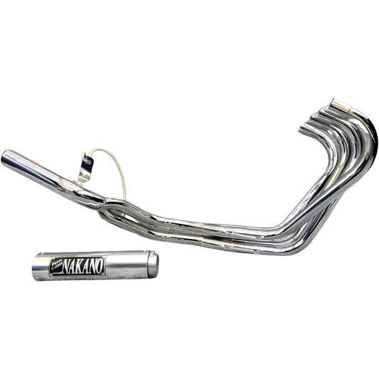 Zephyr 400 Nakano Eless 50.8π Plating/Zephyrχ Muffler Z400FX Z400GP ZR400C ZR400G Ganimata 4-2-1 NAKANO Heppoko President Kawasaki Kawasaki