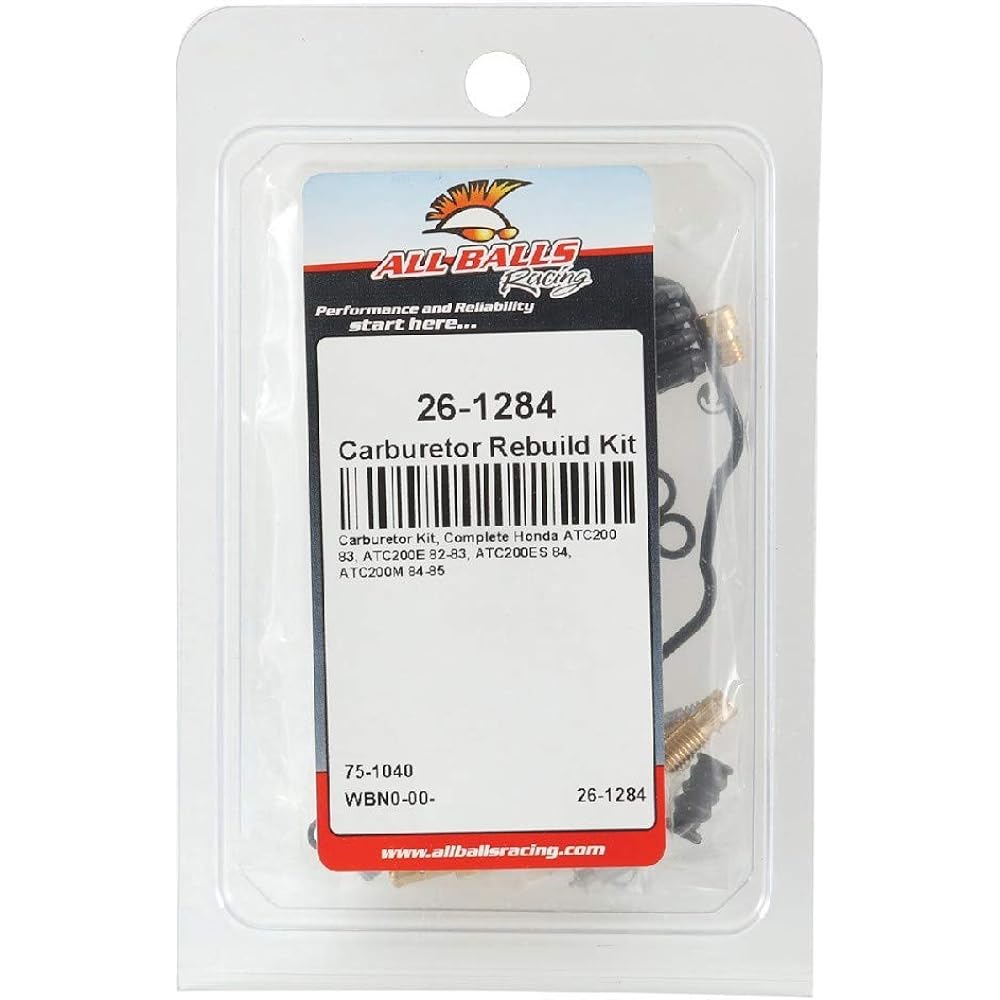 All Balls 26-1284 Carburetor Repair Kit (26-1284 Honda ATC200E/ES/M 1982-1985)