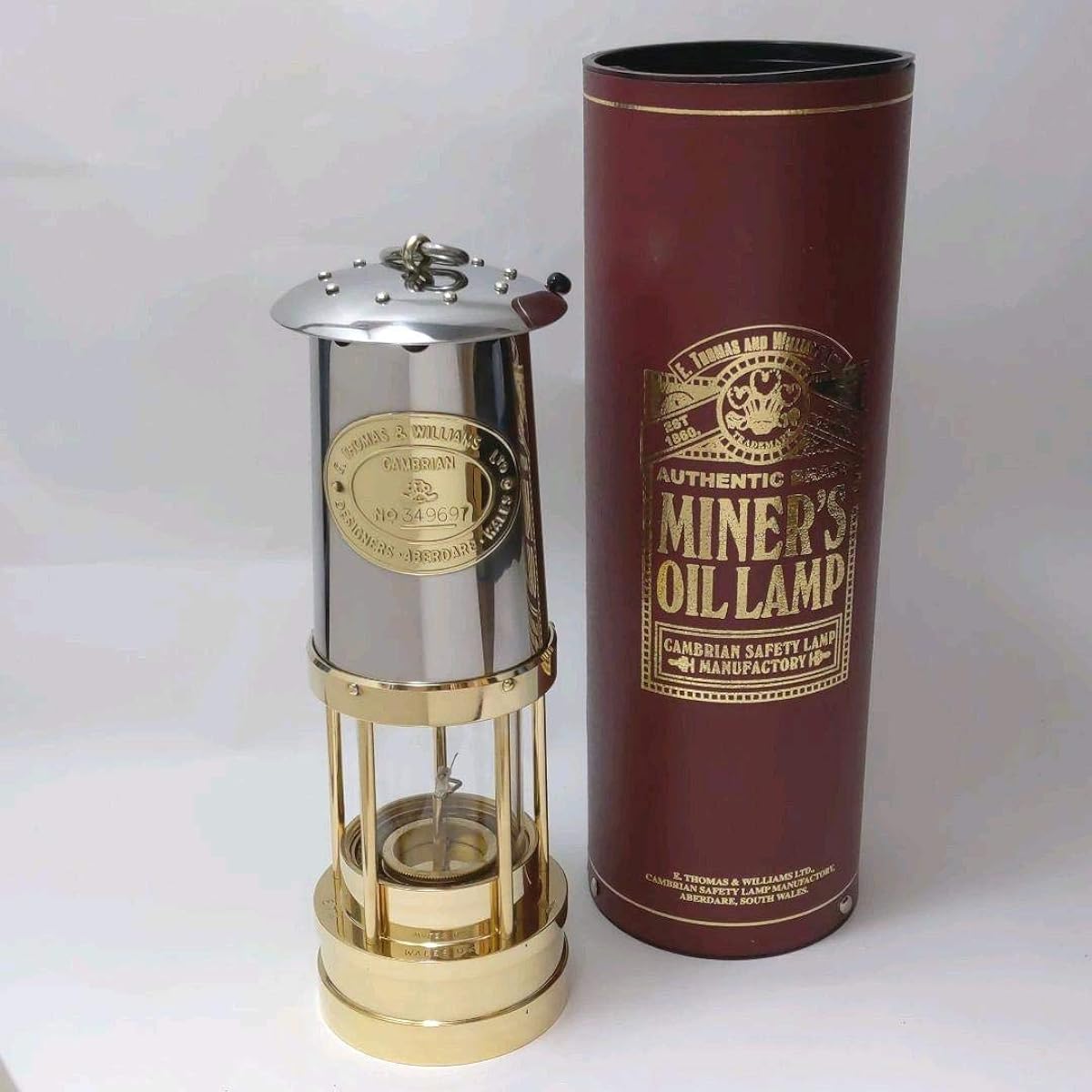 E.Thomas & Williams Miner's Lamp (Silver)