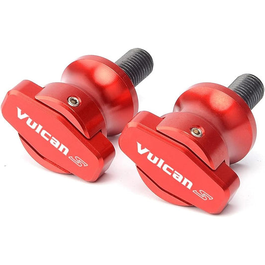 Stand Screw Slider Motorcycle CNC Accessories Cover Swing Arm Spool Slider Bracket Screw Compatible with Kawasaki Vulcan S650 2015-2019 2018 2017 2016 (Color: Red)