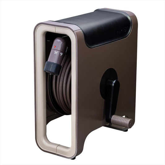 Takagi Hose Hose Reel Classic Metal 20m Metal Brown Stylish RF220BR
