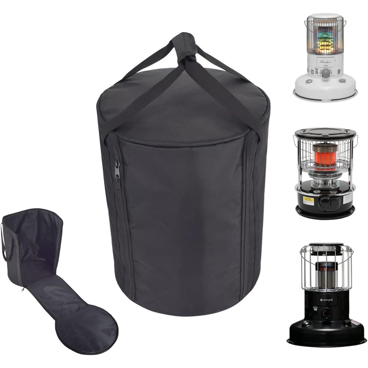 courage [Stove Cover (Medium Size) Compatible with TOYOTOMI PASECO SnowPeak Corona SZ-B32 SZ-F32 Aladdin AKP-U2801 CAP-U2801] Carry Bag Storage Case ALPACA PLUS Paseco JKH-1/WKH-3100S/G TOYOTOMI Rainbow Stove RL-SE2523 RB -25N RB-G25N CL-250 RR-GE25 Glow