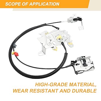 RAYESYTH Reard Alock Latch Cable Right Suplane seat side FO-RD F250 F350 F450 F550 SUPER DUTENDEDED CAB 1999-2007 Up and lower lock latch anbroli exchange 6C3Z-28264A00-A 6C3Z28264A00A00a