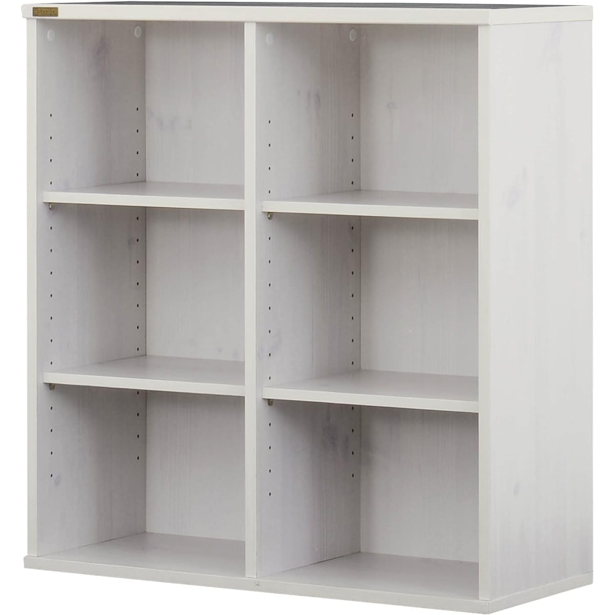Sato Sangyo NEFLAS Open Shelf Width 75cm Depth 30cm Height 80cm White 3 Tier Shelf Can Be Placed Above Movable Shelf NF80-75OP WH
