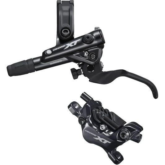 SHIMANO DEORE XT BL-M8100L/BR-M8120 Metal 1700mm Left Rear JKIT/Lever, Caliper, Hose, Oil Filling Set JKIT Oil filled, Hose connected to caliper side