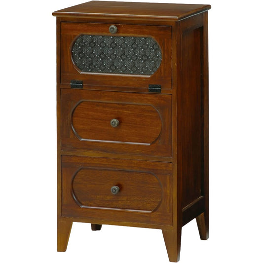 Hagihara Chest Brown MCH-5183BR
