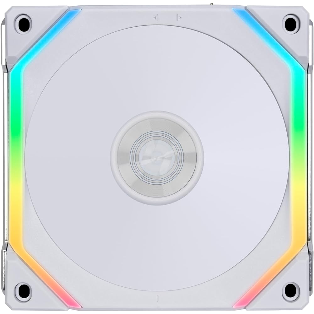 LIANLI Case Fan "UNI FAN" Series UNIFAN SL120 V2 REVERSE BLADE White Blade Reversal Model Compatible with "L-CONNECT 3" Japanese Authorized Distributor Product