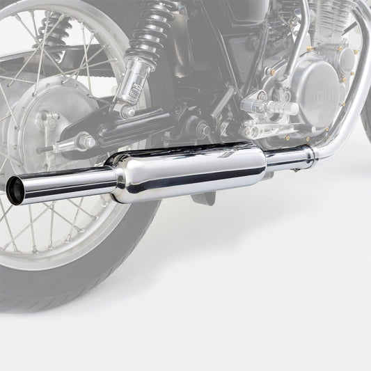 Daytona Motorcycle Slip-on Cabton Type Muffler Chrome Plated FI Model Only SR400(10~17) 92255