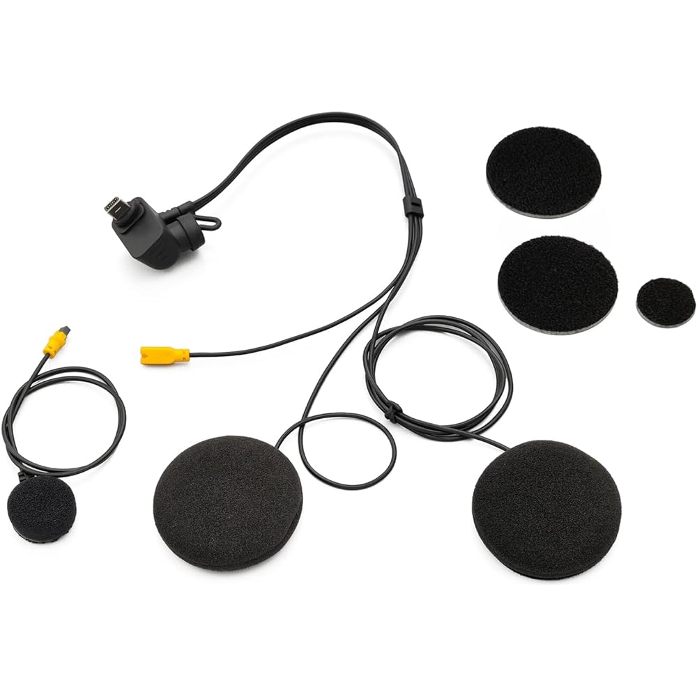 Daytona Motorcycle Intercom COOLROBO GT2/EasyTalk3 Replacement Product Speaker Boom Microphone Set 25039 Black Standard