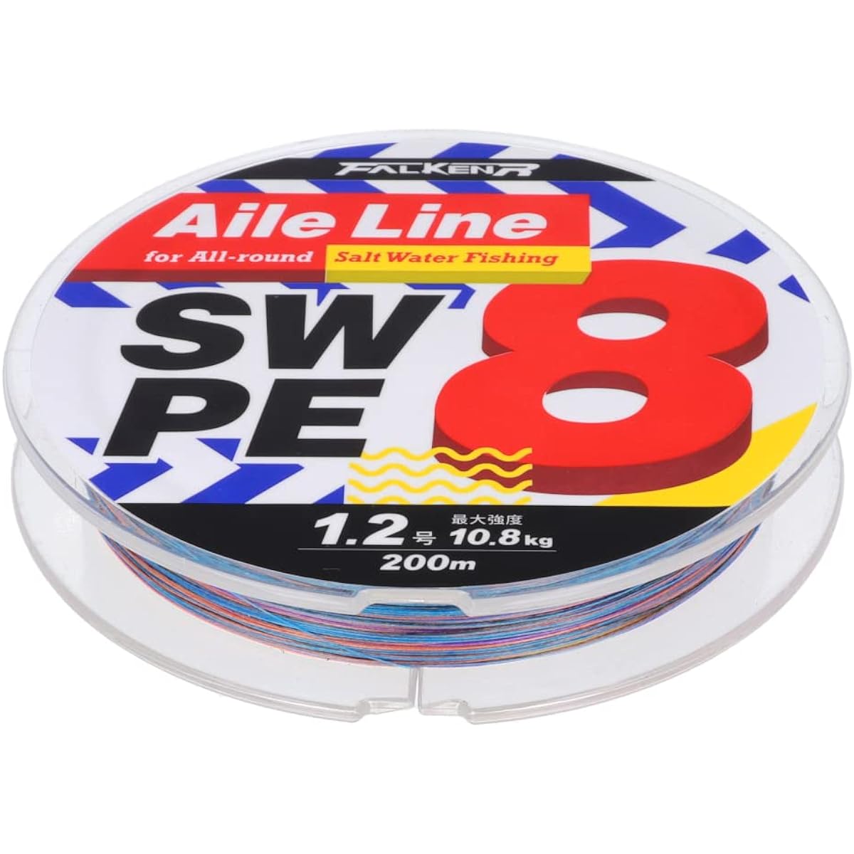 Falken R Aile Line 200m No. 1.2 5 colors [Aile Line SW PE X8]