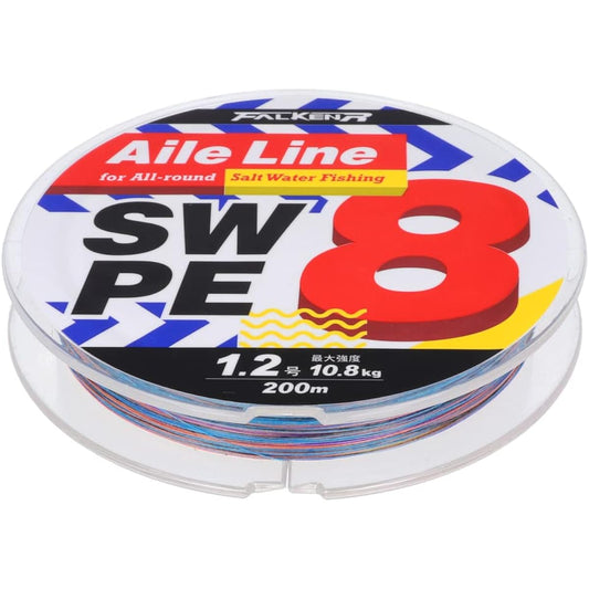 Falken R Aile Line 200m No. 1.2 5 colors [Aile Line SW PE X8]