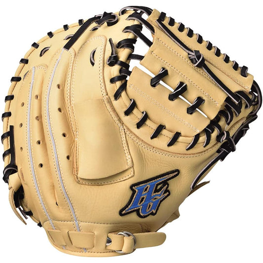 HI-GOLD Youth Softball Catcher's Mitt ROOKIES Series RKG-511M Camel x Black