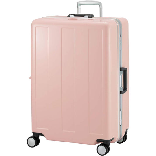 [Plus One] Suitcase Advance Booon LL size 96L 66.5cm 5.0kg 1101-67 (Milky Blossom)