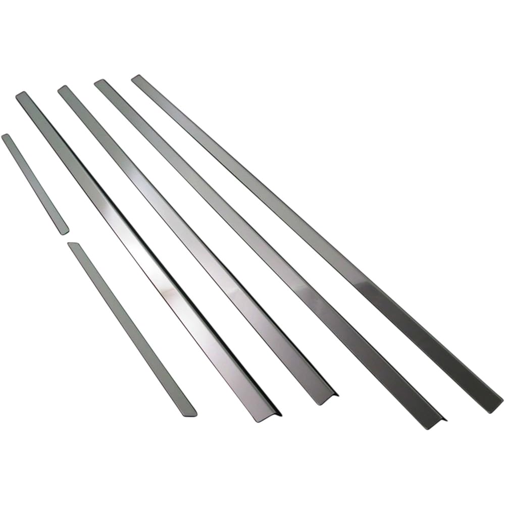 BRIGHTZ Tanto L350S L360S Super Mirror Black Plated Stainless Steel Window Mall 6PC [WIN-BLA-060] 4932