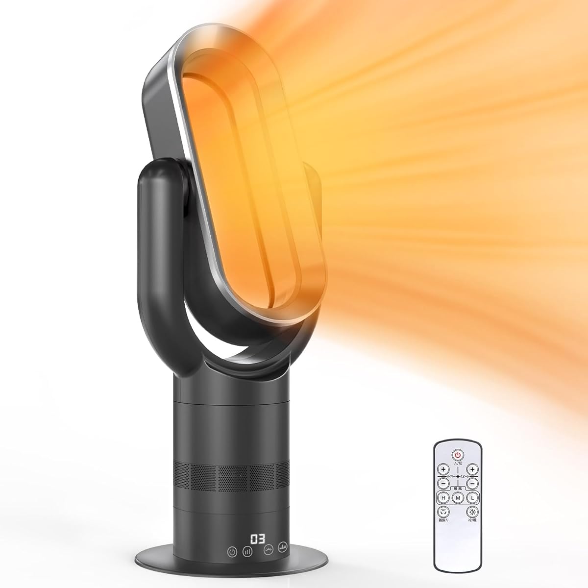 Tower Fan (2024 Newest Air Conditioning / Cooling / Cooling / Electric Fan Heater, No Blades, For All Years, Hot & Cool, Dressing Room Heater, 2 Seconds Heater, Energy Saving, Hot Air, Air