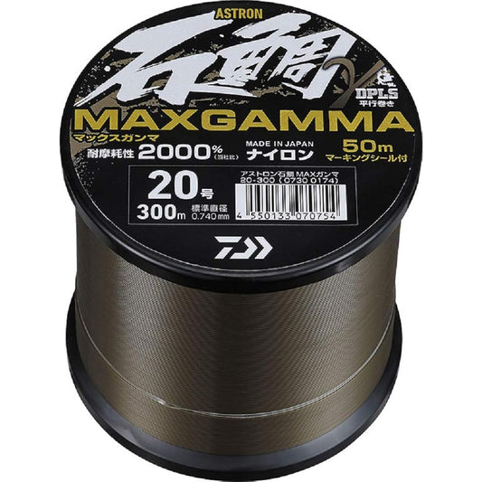 DAIWA Nylon Line Astron Ishidai Max Gamma No. 14-30 300m Black Ocean
