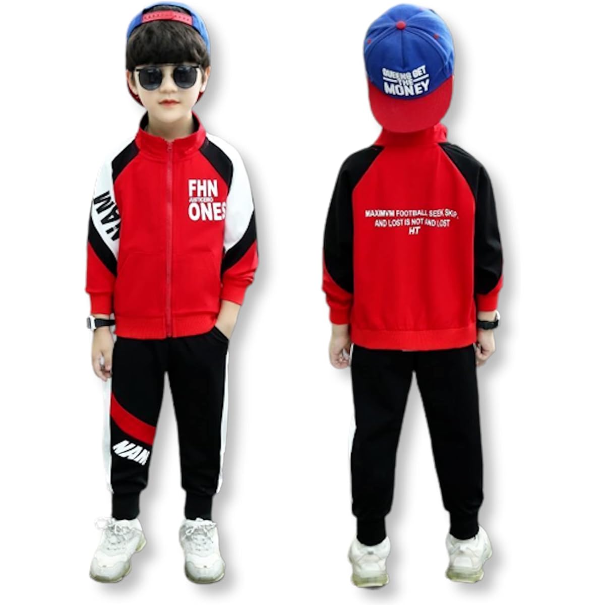 [Lezalic] Kids Jersey Top and Bottom Setup Boys Sports Dance Training Wear Long Sleeve Boys