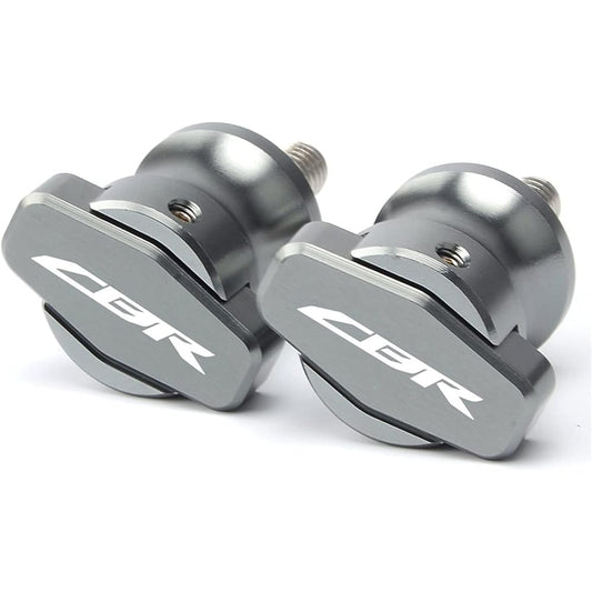 Stand Screw Slider Universal 8mm Aluminum Swingarm Spool Slider Compatible with Honda CBR1000 600 900 929 954 RR CBR 600 F2, F3, F4, F4i (Color: Titanium)