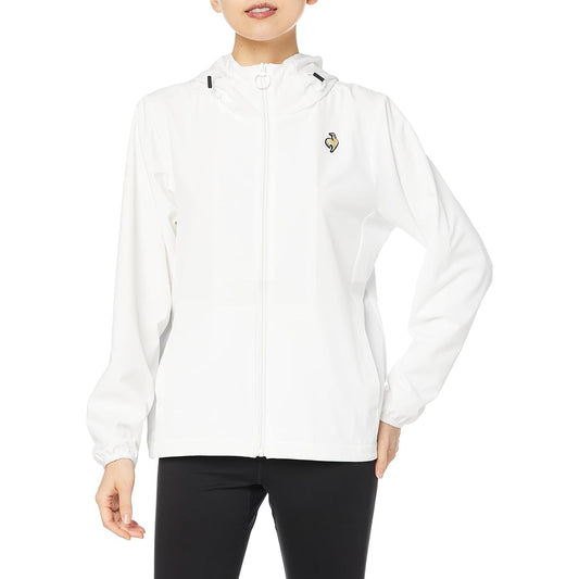 [Le Coq Sportif] Jersey Heat Navi Stretch Hooded Warm Jacket Women's