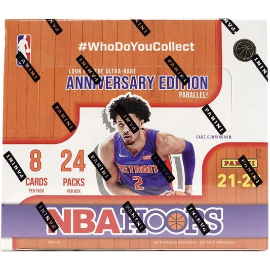 2021/22 Panini NBA Hoops Basketball Retail 24-Pack Box Panini NBA Hoops Basketball Card [Parallel Import]