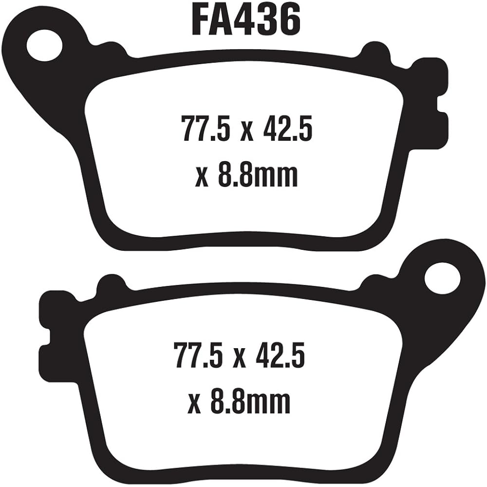 EBC BRAKES EBPCK1004 COMPLETE DOUBLE-H SINTERED Brake Pad replacement kit