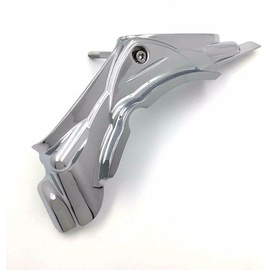 XKH-Chrome Cylinder Base Cover Compatible with 2007-2016 Electra Glide Road Glide Road King Street Glide Trike / 2006-2017 Dyna Model [B01M59CPWT]