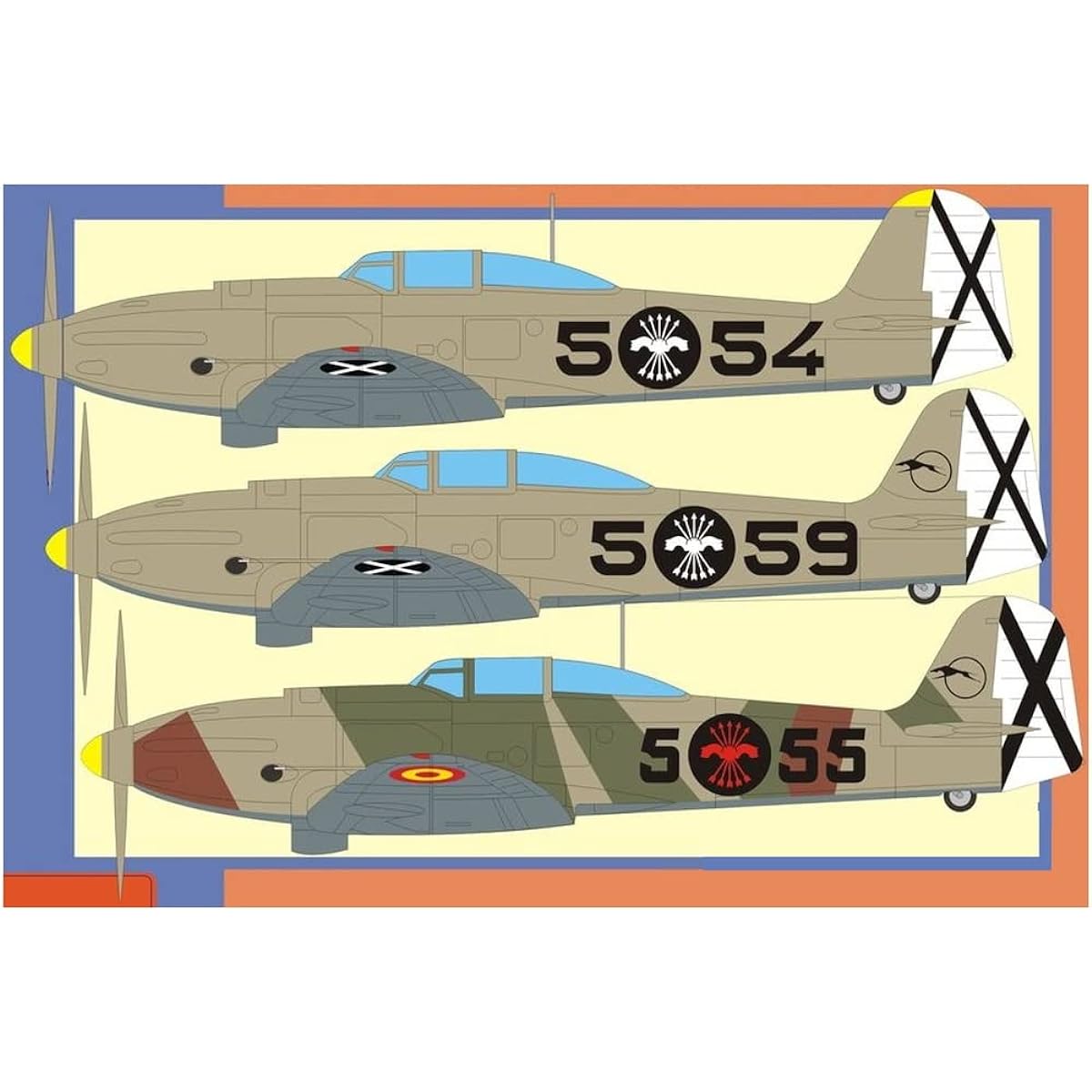 LF Model 1/48 Spanish Air Force Heinkel He112B-0 Over Spain Plastic Model LFMPE4807