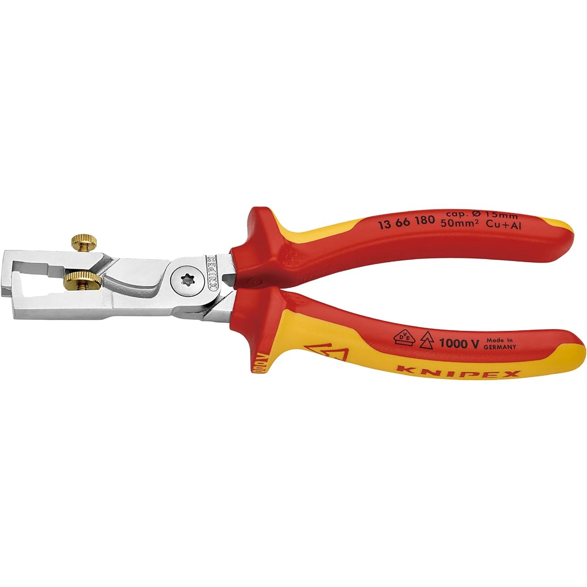 KNIPEX Wire Stripper KNIPEX 1366-180 Insulated Cutting Stripper 1366-180