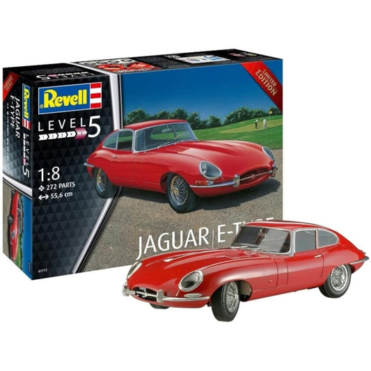 German Revell 1/8 Jaguar E Type Limited Edition Plastic Model 07717
