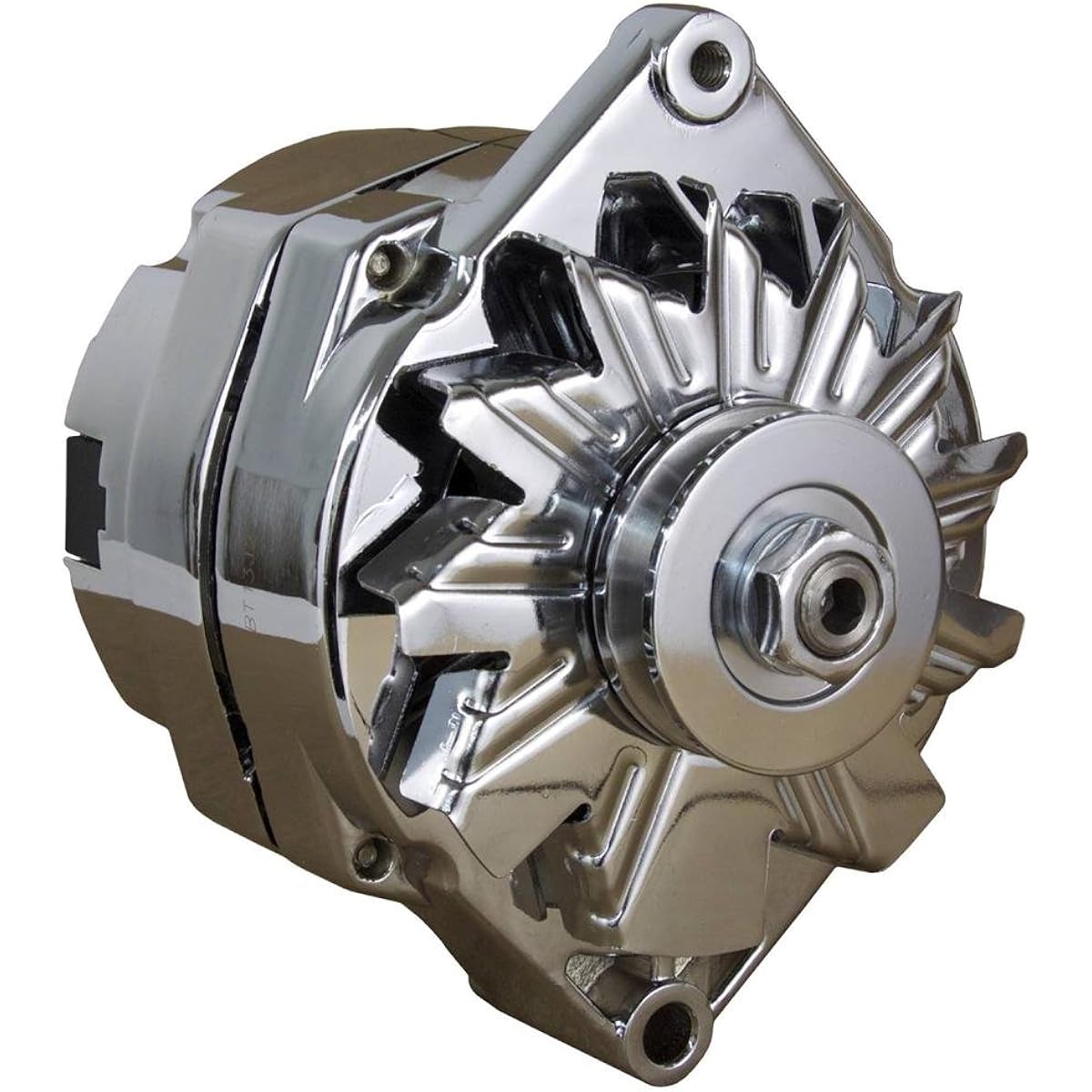 RareElectrical chromium BBC SBC Chevrolet Netter 110 Ampire 1 Wire HO Self -Exit Energy Zing Part number 7127ch