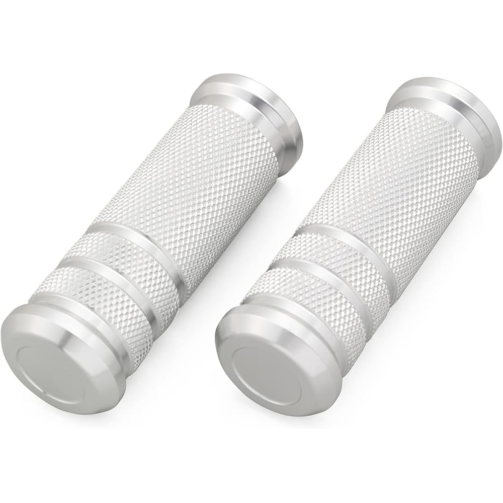Daytona Motorcycle Step Monkey/Gorilla etc. Aluminum Step End Non-Penetrating Fat Type 25810 Silver