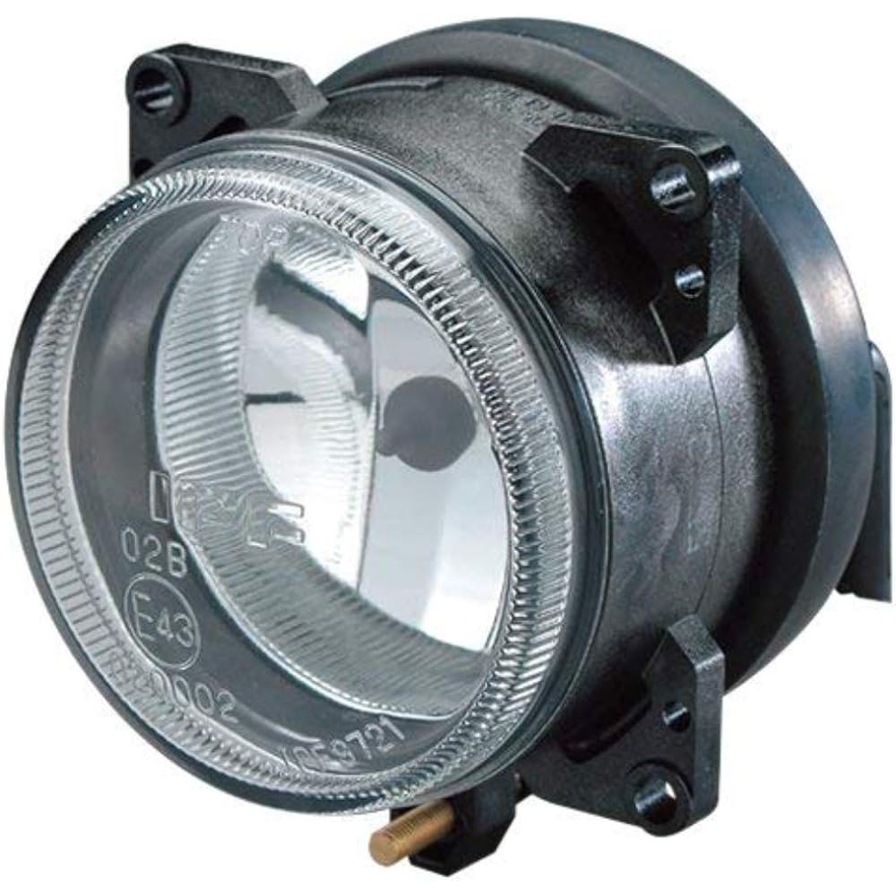 IPF Fog Lamp Halogen HB4 Diameter 80mm 3200K Genuine Color 12V Vehicle Inspection Compatible Multi-Reflector Clear Lens MR80