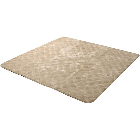 Ikehiko Kotatsu Futon Square Quilt Rug Carpet Plain Flannel "17 Franc IT Antibacterial and Odor Resistant" Beige Approx. 145 x 145 cm (Hot Carpet Compatible) ♯9808489