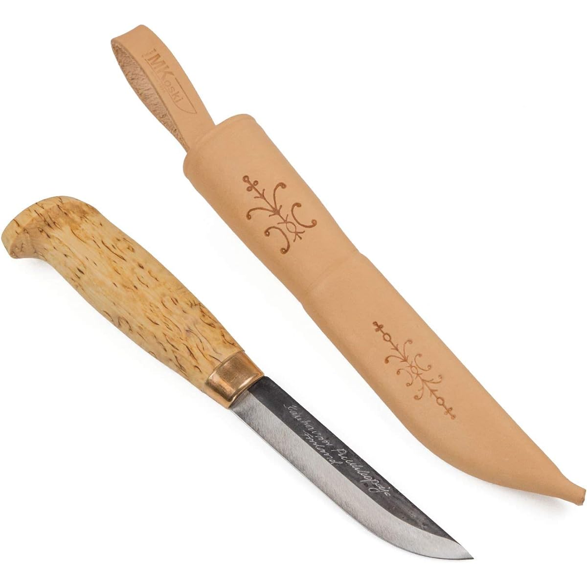 Nordic Scandinavian Outdoor Knife Kauhabampukopaya Visa 105#108 Natural 03-01-paja-0004