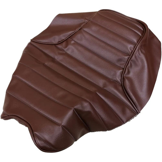 Suzuki Glass Tracker 250 ((NJ4DA) Injection Specification Specially Designed Seat Cover Made in Japan (Thick Fabric) [Fabric Color: Seat (Brown Tack Roll) Rear (Brown)/Piping Color: Brown] Reupholstery Type CHRIS-SCH5600-C60P60-
