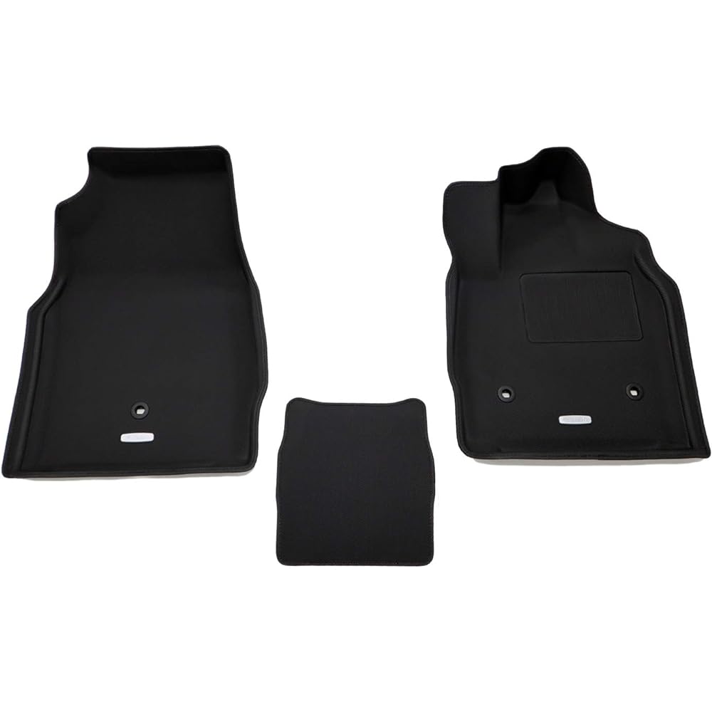 Clazzio Floor Mat 3D Type Front for Alphard/Vellfire 30 Series Gasoline Car NEW Rubber Type Black ET-1514 [5EETA1514K]
