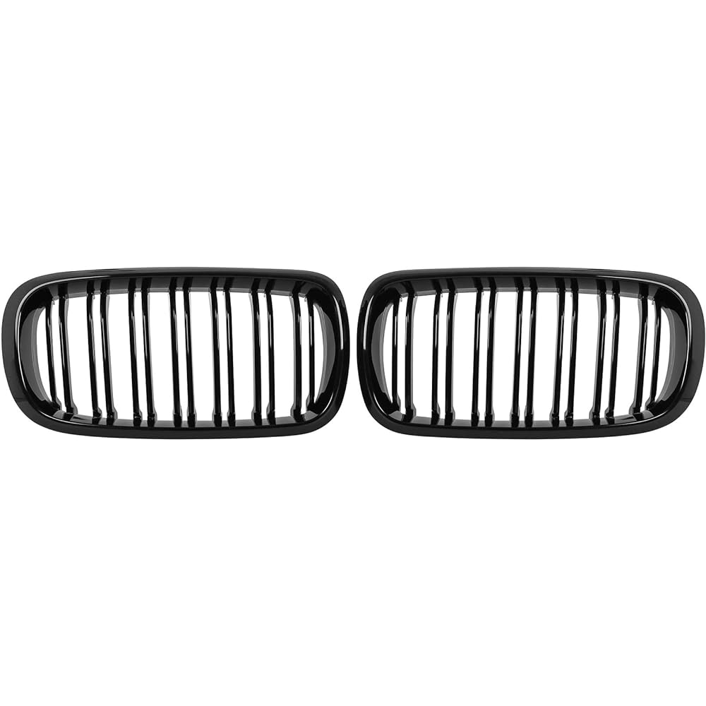 Front Grill Kidney Banper Grill 2014-2019 BMW X5 F15 X6 F16 X5m x6m (glossy black)