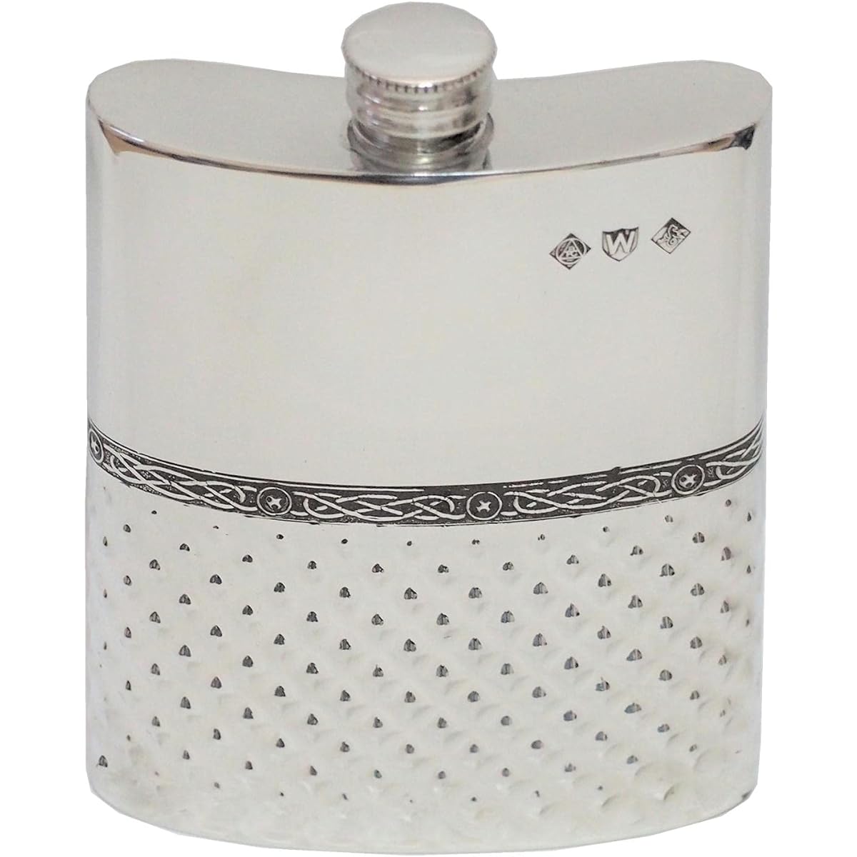 Pewter Skittles Diamond 6oz 6oz Pinder Bros. Pewter Flask (Diamond) SP-078