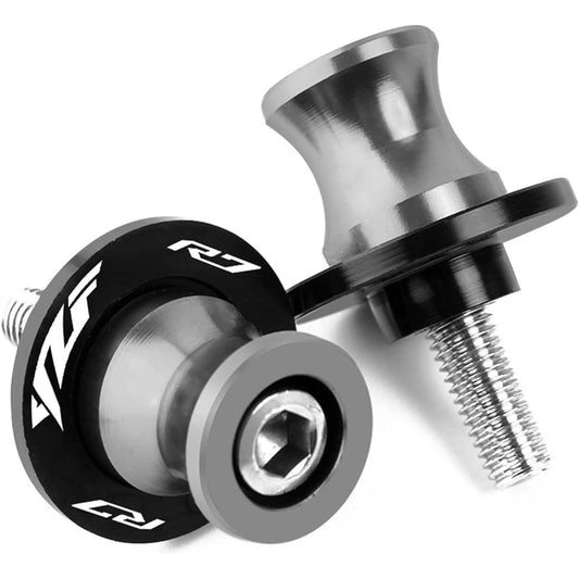 Spool Slider Fits Yamaha YZF R7 YZF-R7 YZFR7 2021 2022 Motorcycle CNC Swing Arm Slider Spool Stand Screw Cover (Color : Gray)