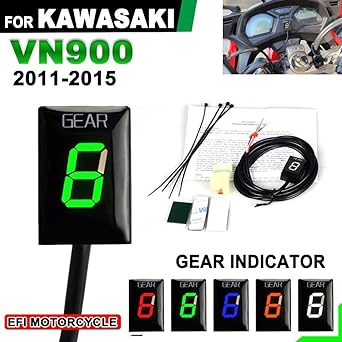 Speed display meter 1-6 LED gear indicator speed display