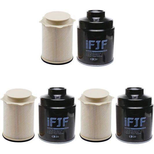 IFJF fuel filter/Water separator replacement RAM 2500 3500 4500 5500 6.7L Turbo diesel engine 68197867AA 68157291AA (3 pieces)