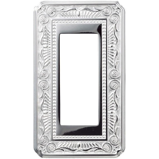 Sugatsune Industries Switch/Outlet Plate Florence Series Bright Chrome PXP-F-01361-CB