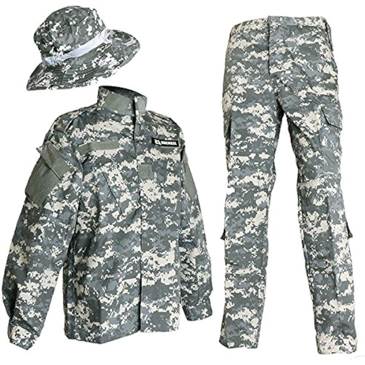 SHENKEL Camouflage top and bottom/Boonie hat set ACU US size XS bdu-acu04-XS
